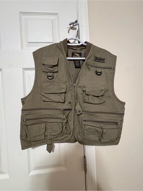 Men's Utility Fishing Vest - Olive